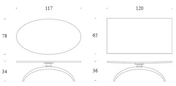 TUDOR - Low rectangular glass coffee table by Tonin Casa - view 3